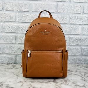 Kate Spade Leila Dome Backpack In Warm Gingerbread